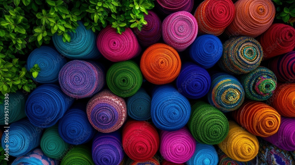 Vibrant Rolled Fabric Collection A Symphony of Colors Vibrant Rolled Fabric Collection A Symphony of Colors