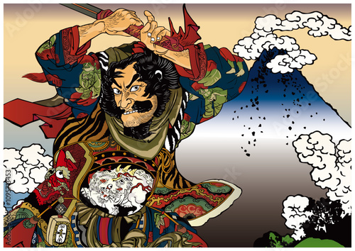 富士山と傾奇者
