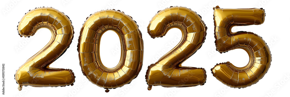 Celebrating 2025 on transparent background Celebrating 2025 on transparent background