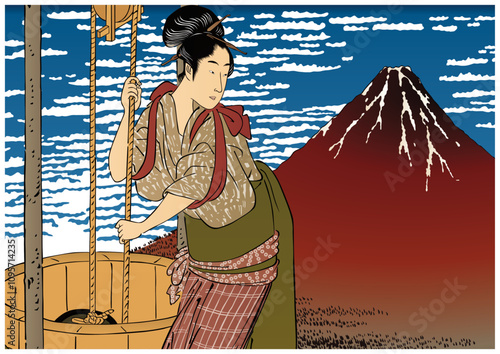 家事をする女性