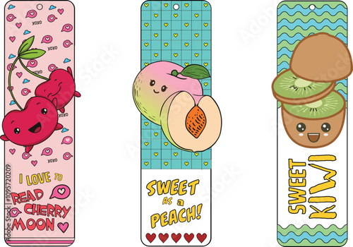 Cartoon Fruit bookmark