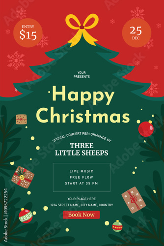 Wallpaper Mural Christmas Concert Poster Print Torontodigital.ca