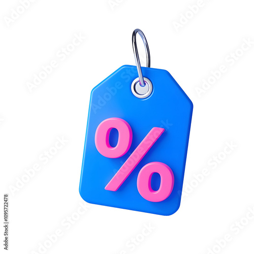 Obraz na płótnie red percent sign