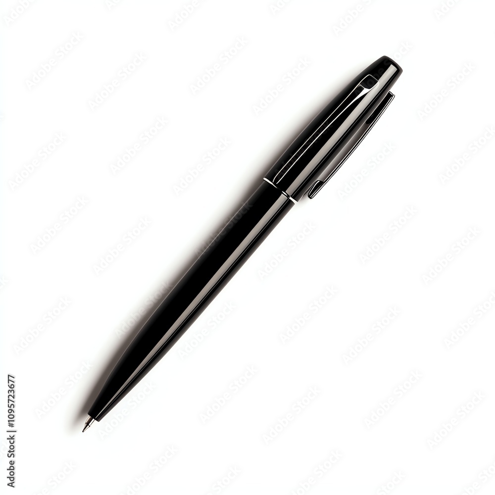 Black pen on white isolate background for branding and design projects. Black pen on white isolate background for branding and design projects.