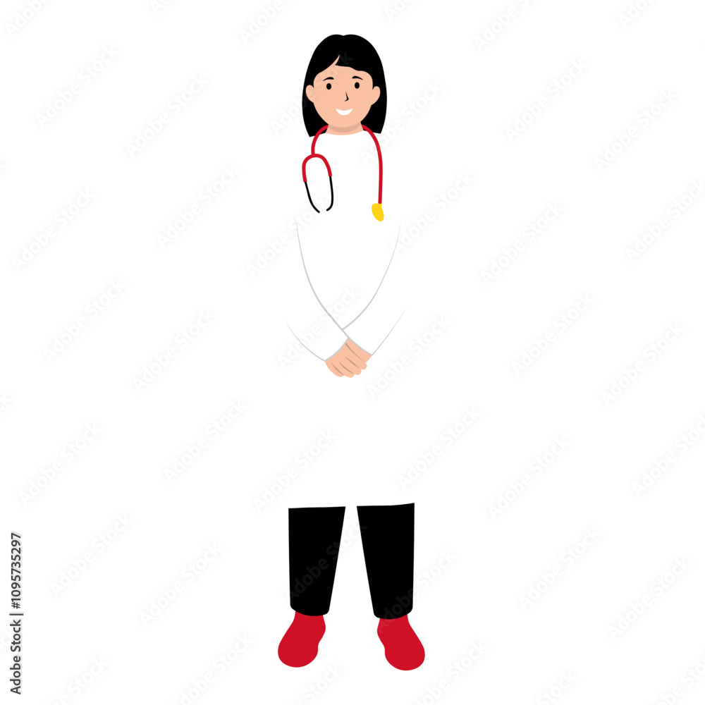 People Labor Day Illustration in Flat Cartoon Design. Isolated on White Background. People Labor Day Illustration in Flat Cartoon Design. Isolated on White Background.