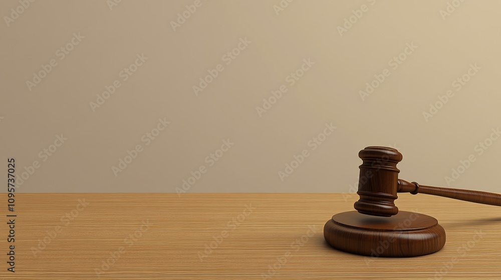 Courtroom action gavel on desk legal proceedings professional environment close-up view justice concept Courtroom action gavel on desk legal proceedings professional environment close-up view justice concept