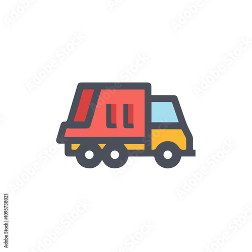 Truck icon symbol vector illustration 