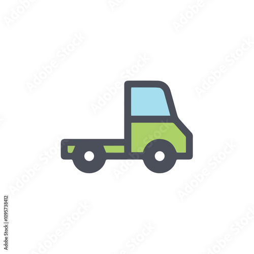 Truck icon symbol vector illustration 