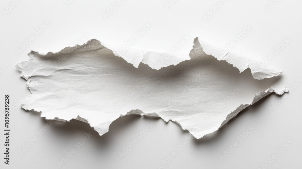 Torn paper texture minimalist setting artistic detail neutral background close-up view creative concept for design projects Torn paper texture minimalist setting artistic detail neutral background close-up view creative concept for design projects