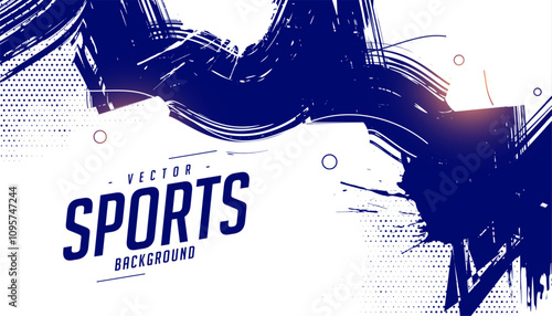white and blue sporty decal background with abstract design