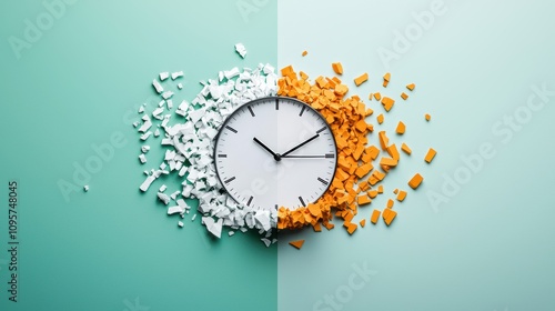 A comparison of two images: one depicting a chaotic and overwhelming schedule, and the other showcasing a well organized and manageable one, highlighting the benefits of effective time management.