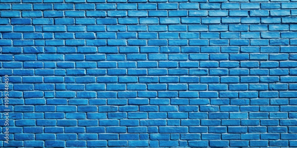 Blue painted brick wall background for urban and industrial themed projects, blue, painted, brick, wall, background Blue painted brick wall background for urban and industrial themed projects, blue, painted, brick, wall, background