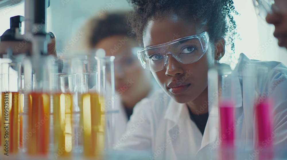 Diverse Scientists Collaborating on Research in Lab Diverse Scientists Collaborating on Research in Lab