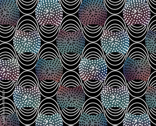 seamless pattern with circles