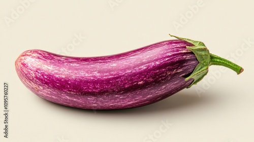 Wallpaper Mural Striped Eggplant: A Vibrant Purple Vegetable Torontodigital.ca