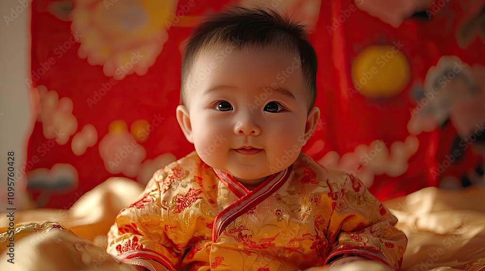 1 chinese baby 100 Days Birth Photo,fashion photograph,cute,warm background,low angle,8k,ultra detail 1 chinese baby 100 Days Birth Photo,fashion photograph,cute,warm background,low angle,8k,ultra detail