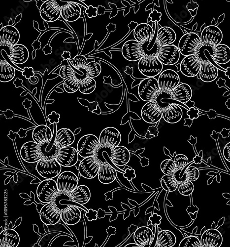 seamless tiny flowers and leaf colorful pattern. fabric print.