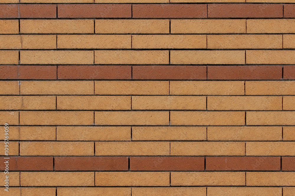 Fototapeta premium Brown brick wall surface texture background