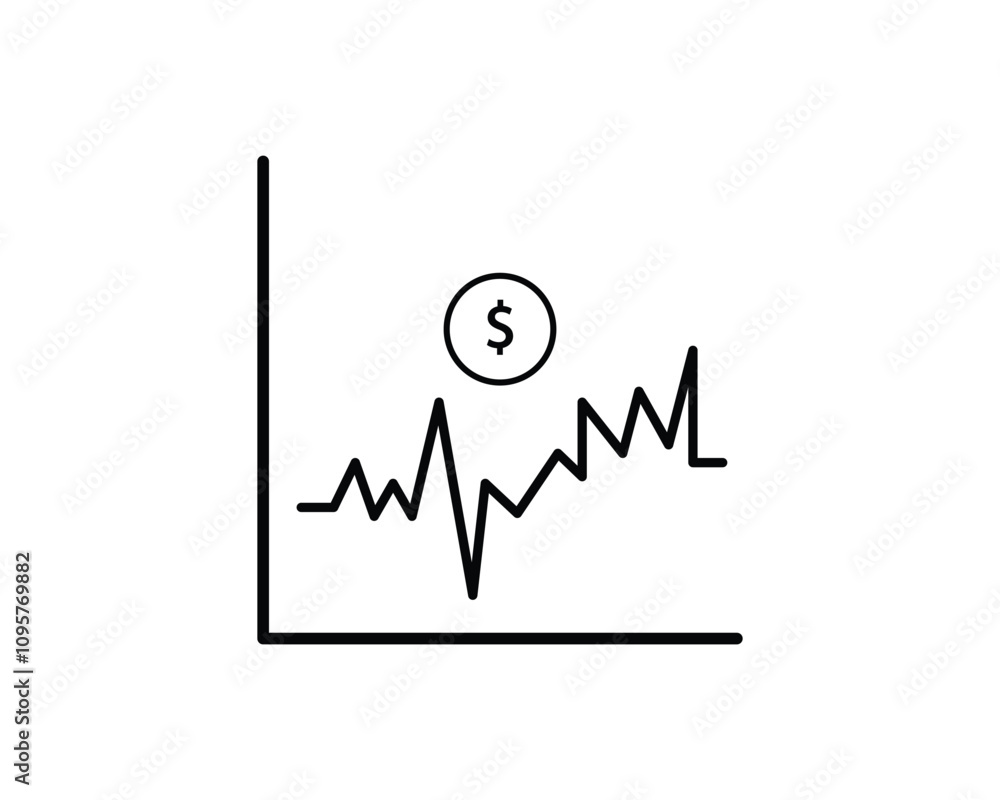 Market analysis icon vector symbol design illustration. Market analysis icon vector symbol design illustration.