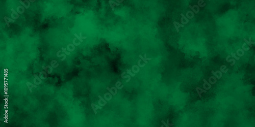 abstract cloud and vapor texture background. Black and Green smoke aquarelle smudge illustration smooth grungy smokey light green colors ink glow. green color powder explosion	
