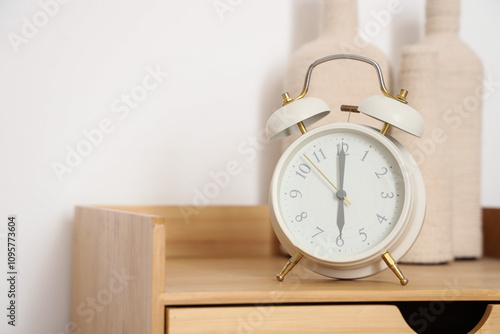 Retro alarm clock with bott...