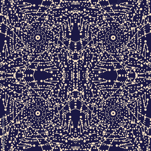 Seamless Pattern with Cute Daisy Flowers and Pansies. Feminine Texture in Country Style for Cloth, Textile, Wallpaper.
