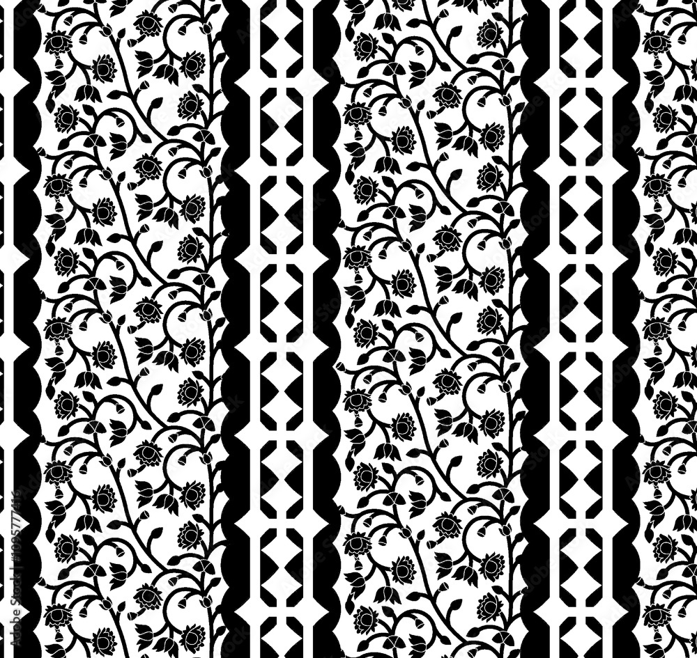 Seamless Pattern with Cute Daisy Flowers and Pansies. Feminine Texture in Country Style for Cloth, Textile, Wallpaper. Seamless Pattern with Cute Daisy Flowers and Pansies. Feminine Texture in Country Style for Cloth, Textile, Wallpaper.