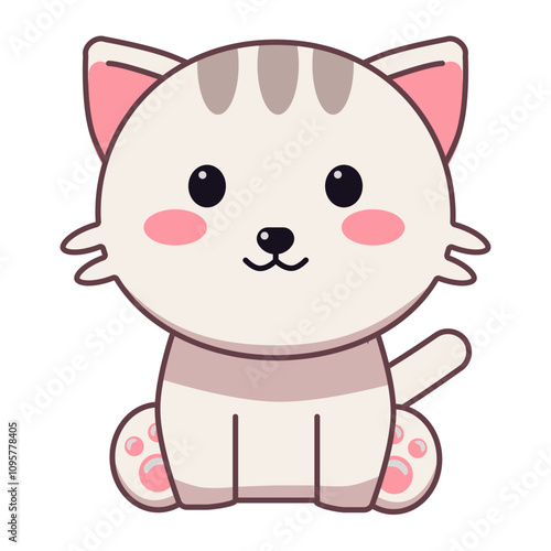 cute cat vector illustration