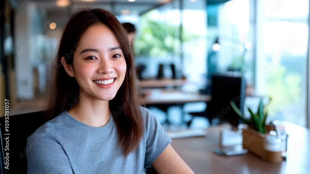 Confident young Asian businesswoman in wheelchair working in modern office, highlighting accessibility and inclusion in the workplace. Empowerment and diversity concept
Confident young Asian businesswoman in wheelchair working in modern office, highlighting accessibility and inclusion in the workplace. Empowerment and diversity concept