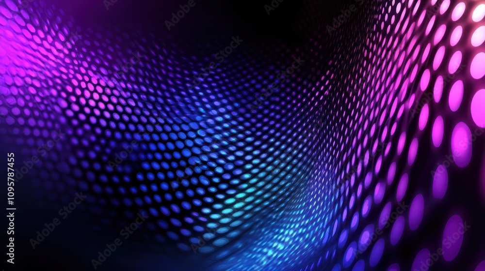 Abstract purple and blue dotted wave background. Abstract purple and blue dotted wave background.