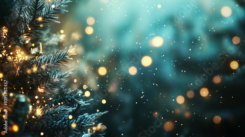 Sfondo natalizio con spazio per il testo