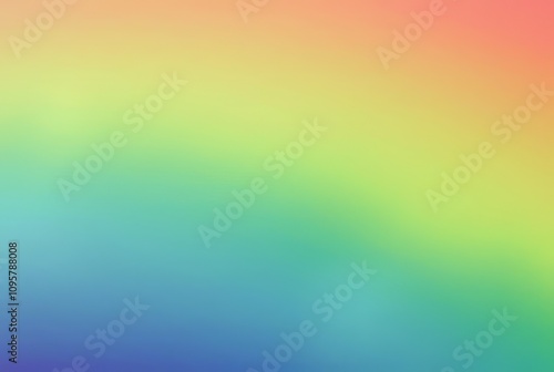 A rainbow with blurred indistinct color transitions