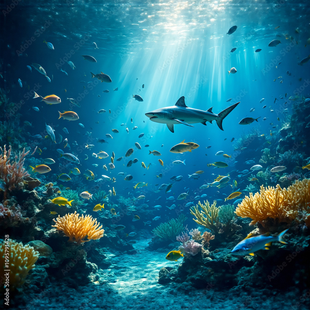 school of fish in aquarium school of fish in aquarium