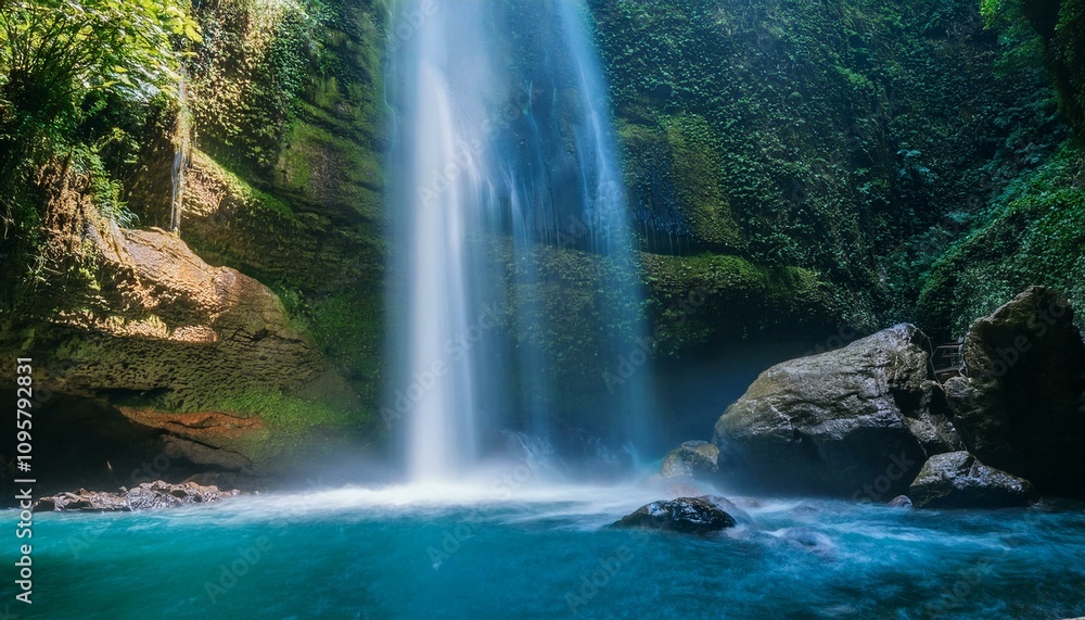 Local legends surround the majestic waterfall. Local legends surround the majestic waterfall.