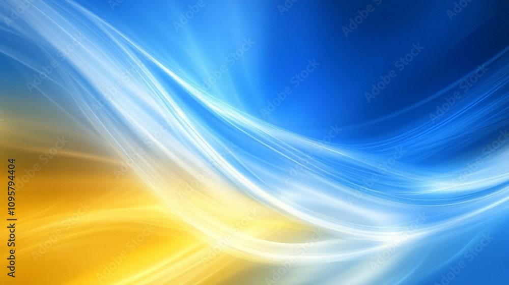 Abstract wave modern texture design blue, yellow background Abstract wave modern texture design blue, yellow background