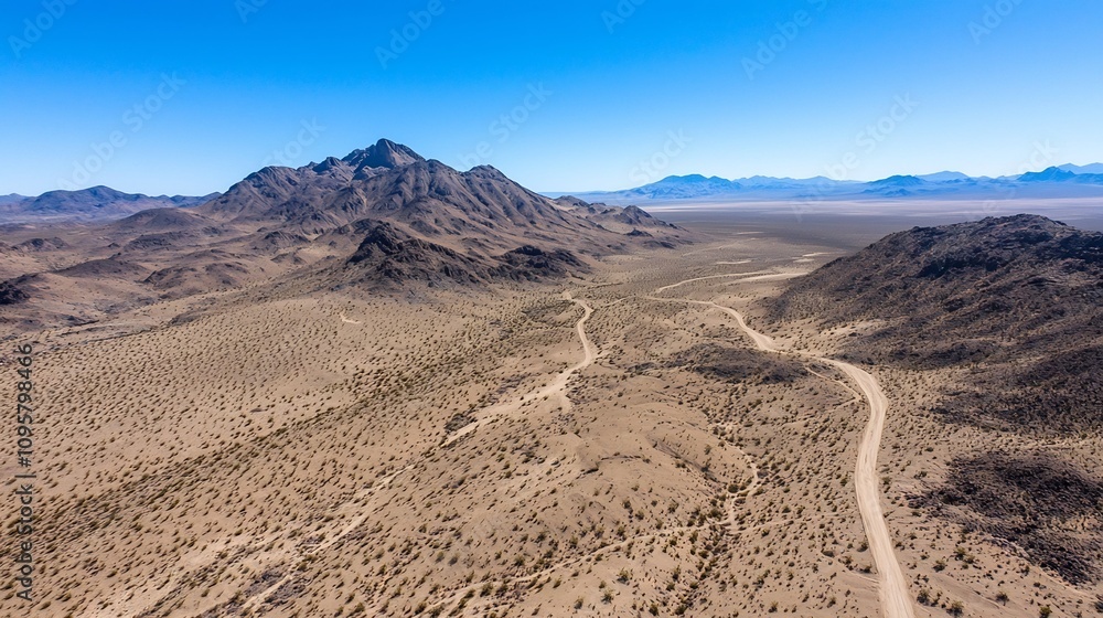 aerial drone shot showcasing the vast rugged beauty of a desert landscape with towering sand dunes and a clear blue sky A scene of tranquility and solitude in the untamed wilderness aerial drone shot showcasing the vast rugged beauty of a desert landscape with towering sand dunes and a clear blue sky A scene of tranquility and solitude in the untamed wilderness