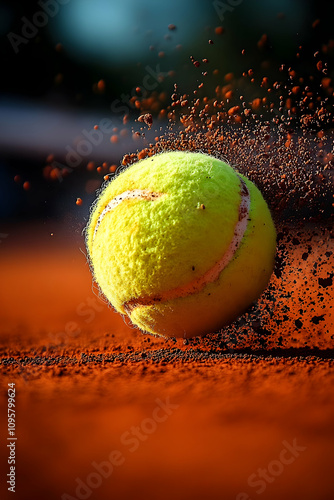 Tennis Ball Impact Photo: C...
