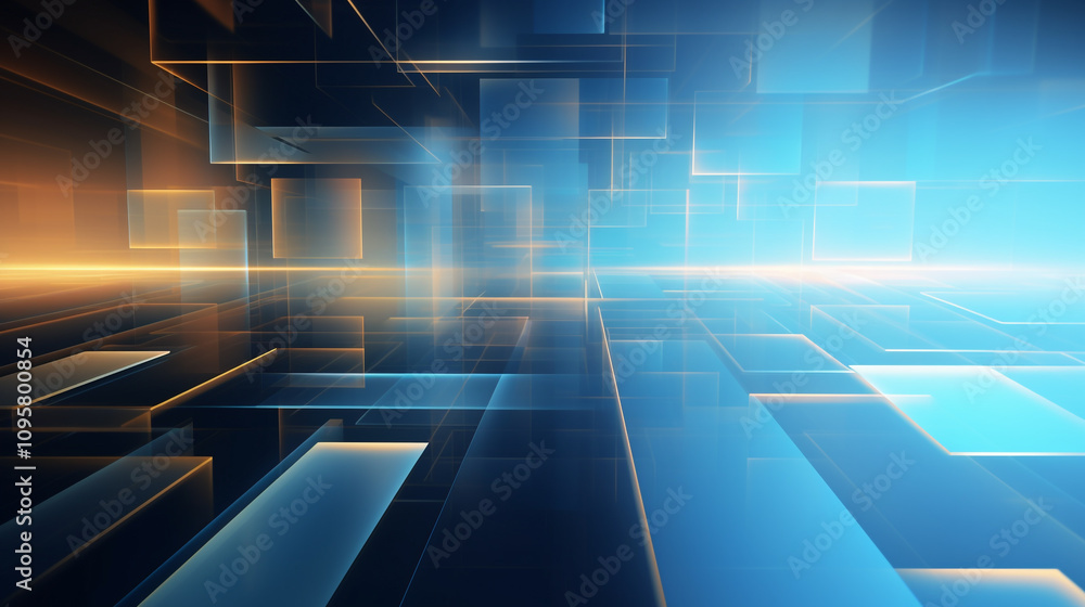 Abstract digital background with glowing neon lines blue gradient abstract texture background. Abstract digital background with glowing neon lines blue gradient abstract texture background.