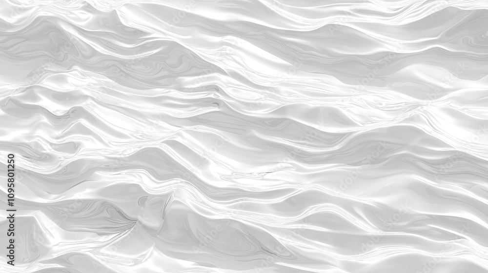 Obraz premium a seamless texture of water wave, in the color of white
