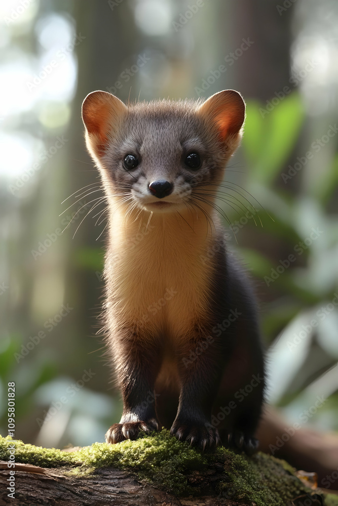 Obraz premium Adorable Baby Animal Photo: A Cute Small Mammal