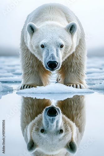 Polar Bear Reflection: Arct...