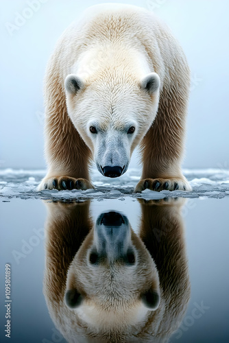 Polar Bear Reflection Reali...