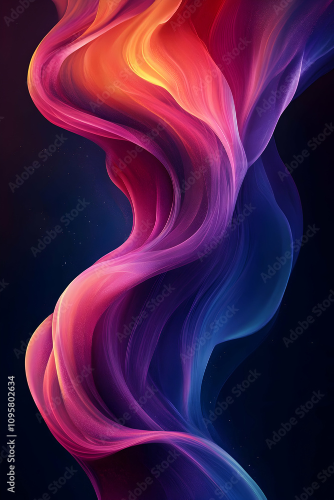 Abstract Swirling Color Background Image Abstract Swirling Color Background Image