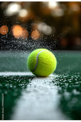 Tennis Ball Action Photo: G...