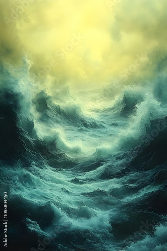Ocean Storm Illustration: T...