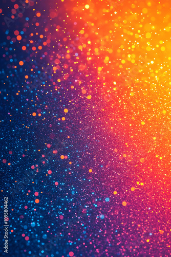Vibrant Glitter Abstract Ba...