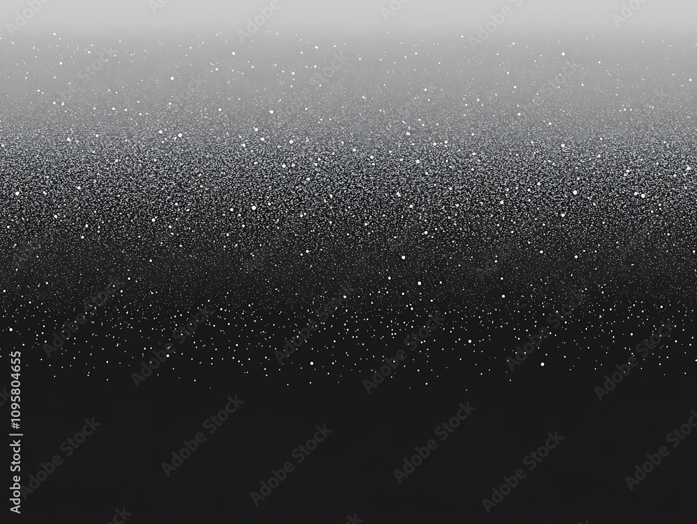 Obraz premium Abstract grayscale gradient background with subtle glitter texture.