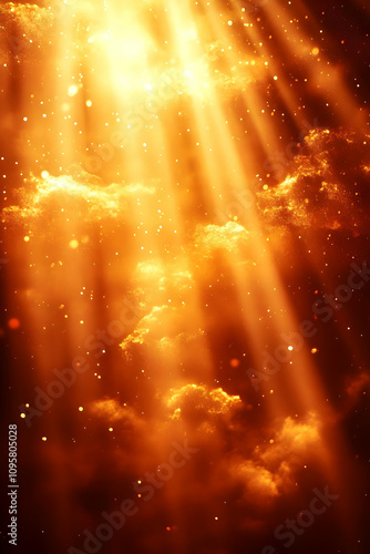 Golden Abstract Background,...