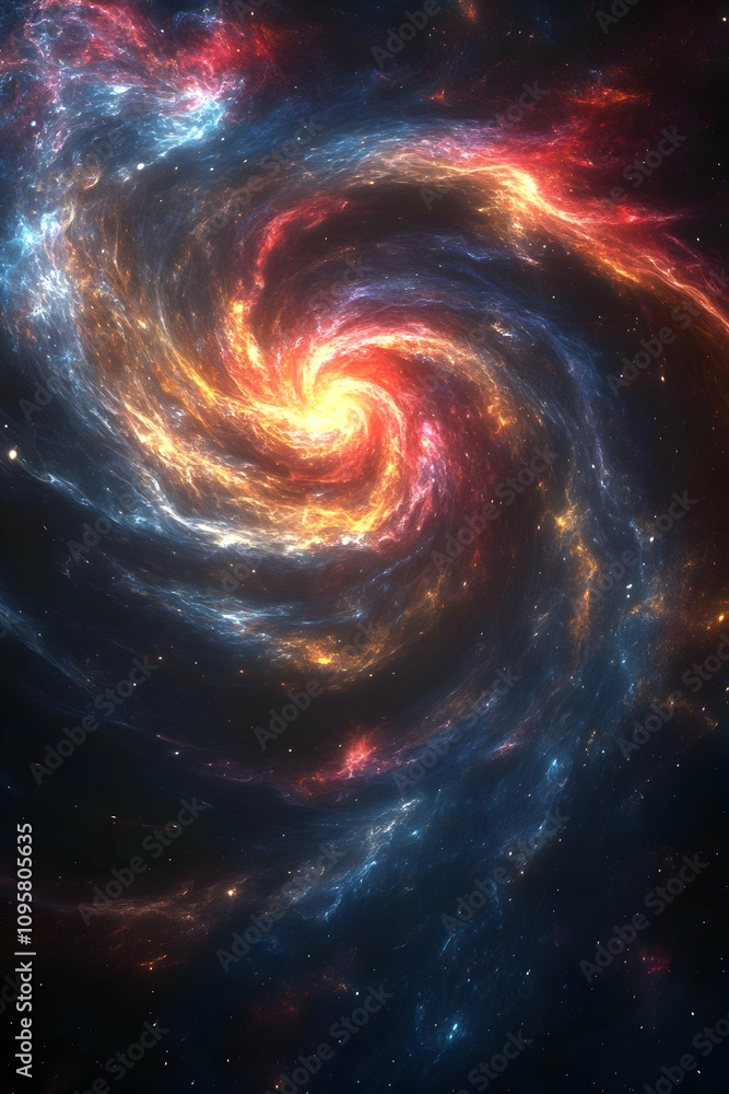 Cosmic Swirl Abstract Background Cosmic Swirl Abstract Background
