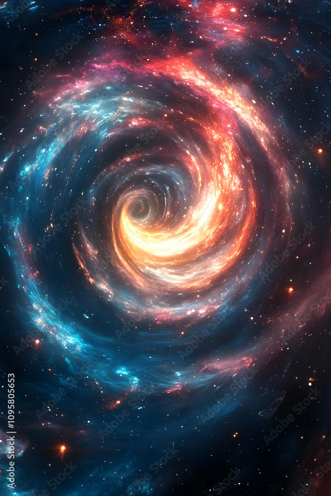 Cosmic Swirl Abstract Background Image Cosmic Swirl Abstract Background Image